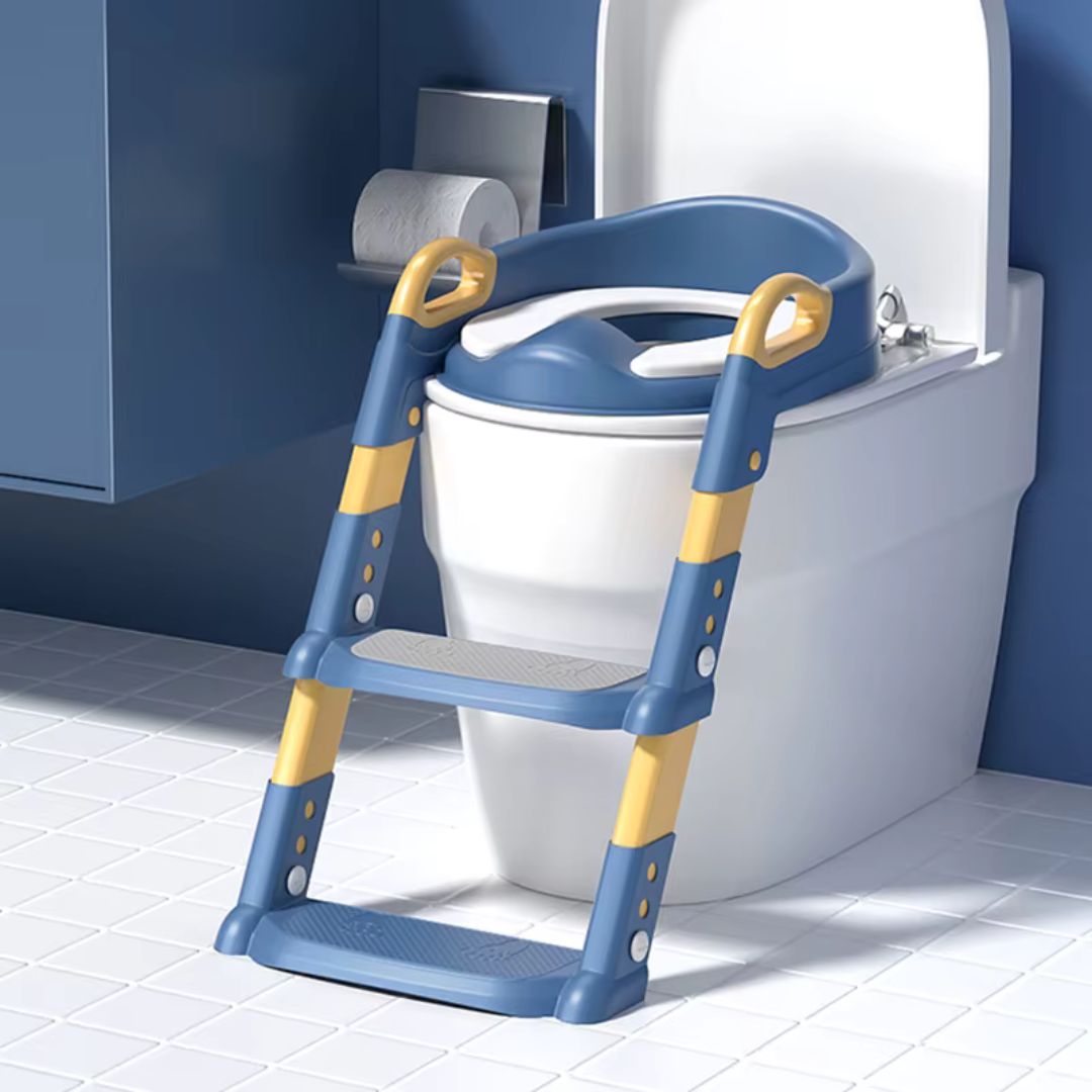 3-in-1 Kids Toilet Potty Training Seat With Anti-Slip Pads Ladder