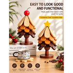 Wooden Trivets Set of 5 With Stand For Hot Dishes
