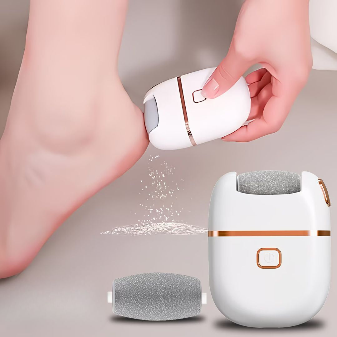 USB Powered Electric Foot Scrubber With 1 Replacement And 2 Speed Settings