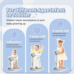 Adjustable Baby Bath Standing Support Anti-Slip For Toddlers