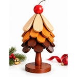 Wooden Trivets Set of 5 With Stand For Hot Dishes