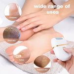 USB Powered Electric Foot Scrubber With 1 Replacement And 2 Speed Settings