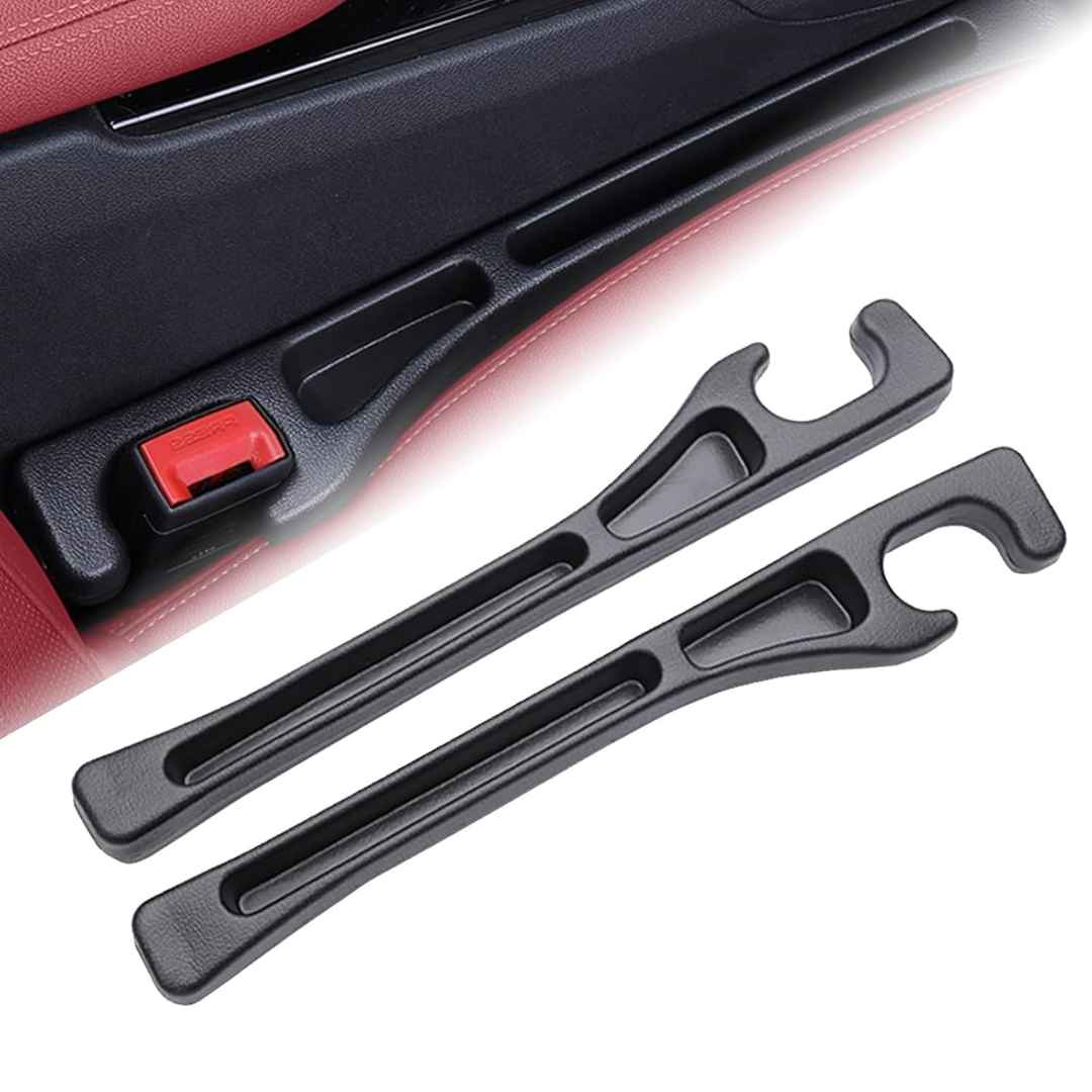 2 Pack Car Seat Gap Filler Black