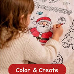 Christmas Coloring Blanket 130x150cm