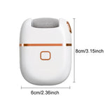 USB Powered Electric Foot Scrubber With 1 Replacement And 2 Speed Settings