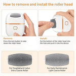USB Powered Electric Foot Scrubber With 1 Replacement And 2 Speed Settings