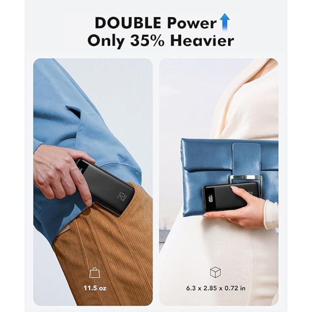 Remax 22.5W Power Bank 20000mAh Fast Charging With Built-In 4 Cables