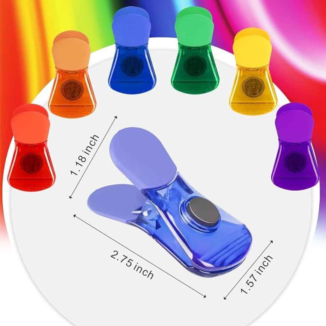 6 Pack Magnetic Bag Clips All-Purpose