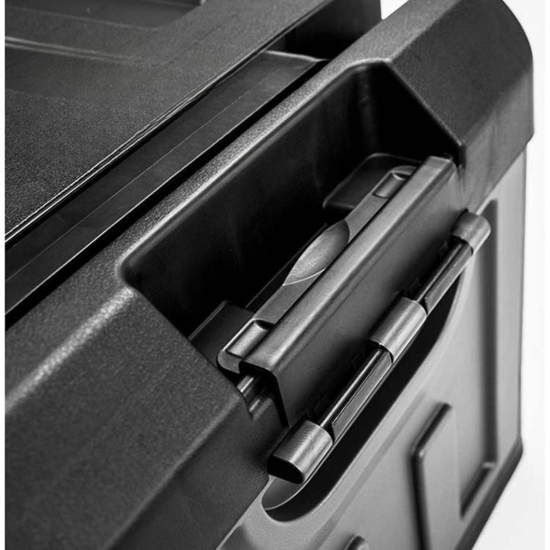 Foldable Outdoors Storage Box With Seat Back For Chair