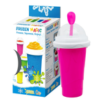 Frozen Magic Slushy Maker Cup With Lid & Straw For All Ages