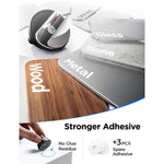 Lisen 6-Pack 360°Rotating Magnetic Cord Holder No-Residue Strong Adhesive Cable Organizer