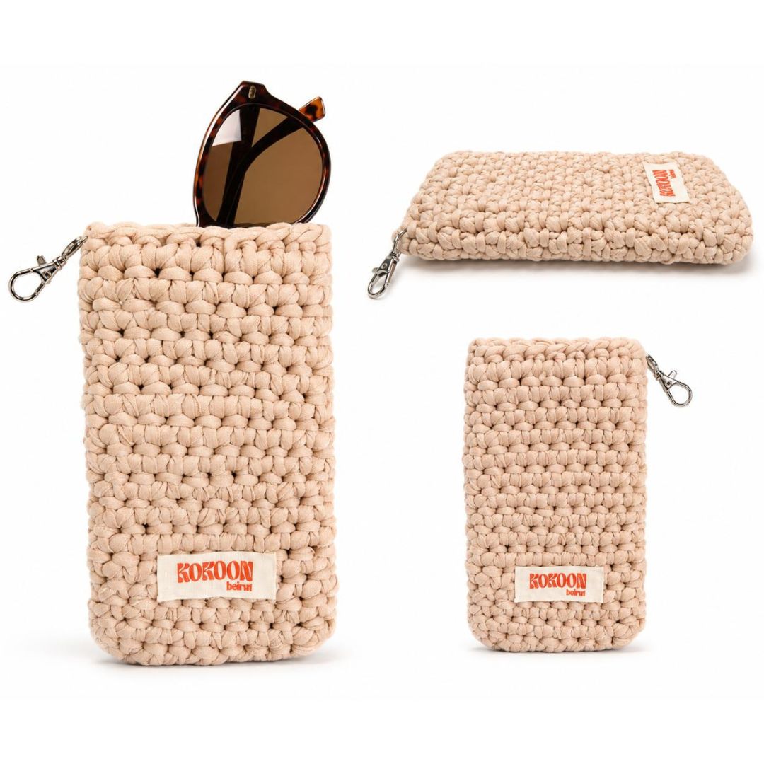 Kokoon Handmade Crochet Sunglasses Pouch