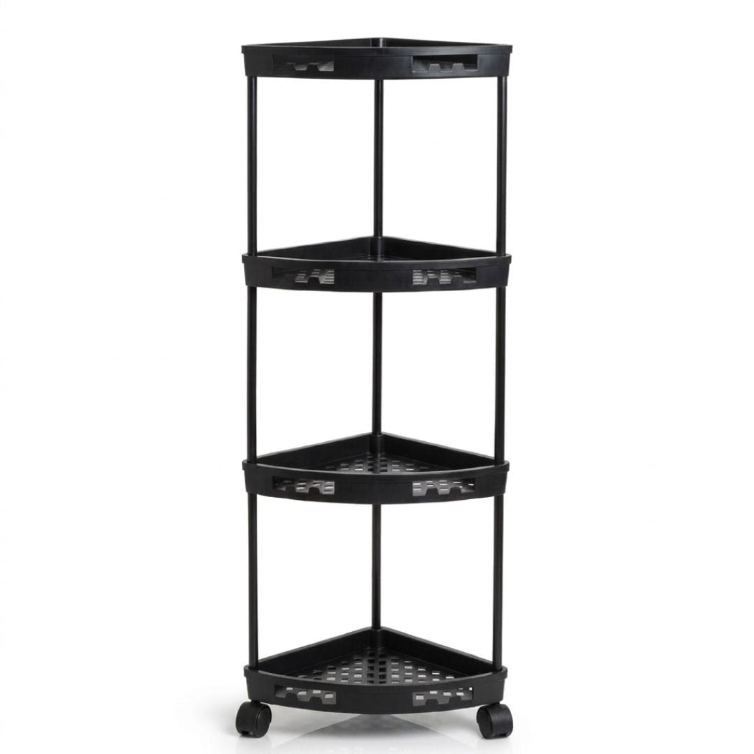 Multifunctional 4-Tier Hard Plastic Corner Organizer