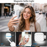 Magnetic Fill Light Foldable MagSafe LED With Mirror 360° Rotating