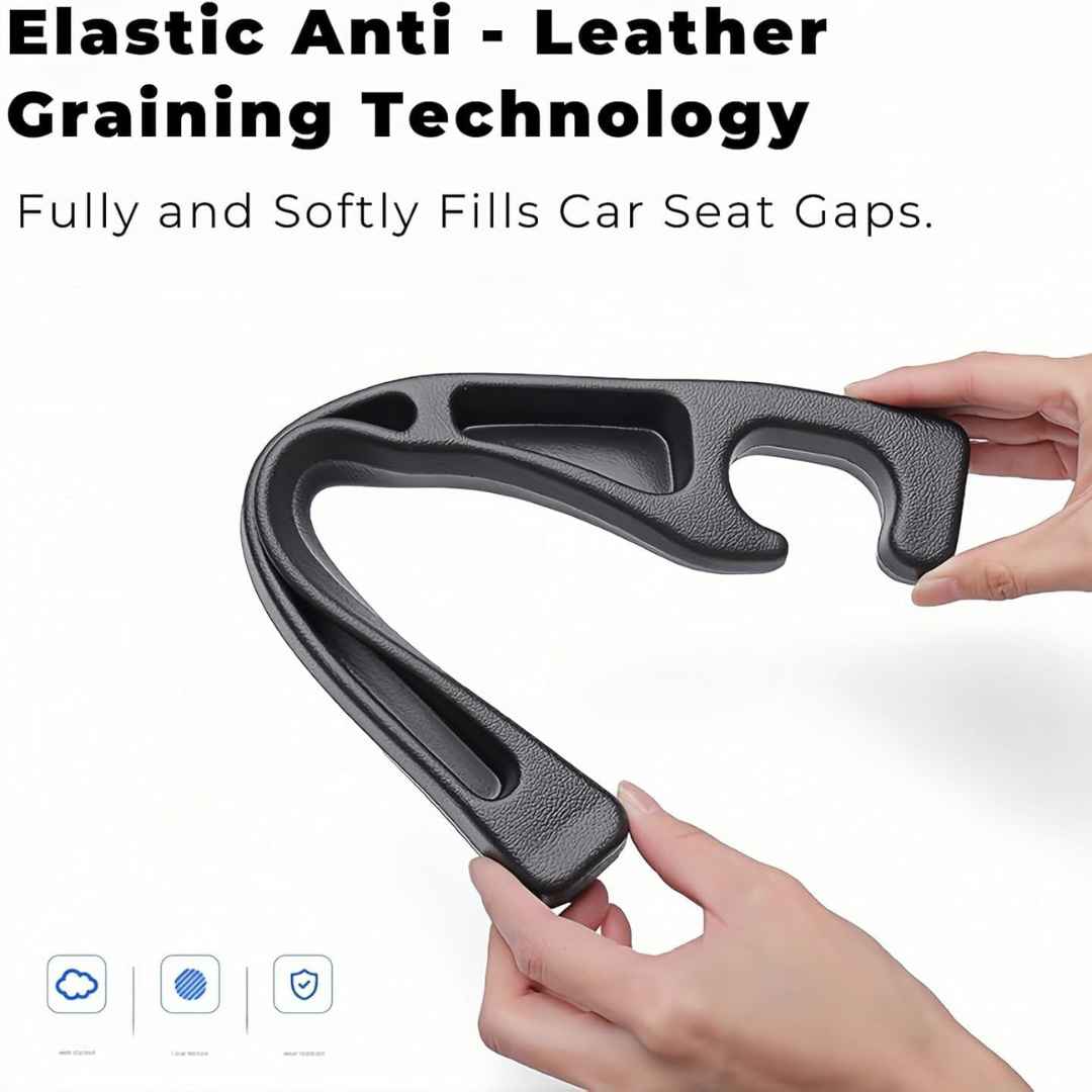 2 Pack Car Seat Gap Filler Black