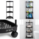 Multifunctional 4-Tier Hard Plastic Corner Organizer