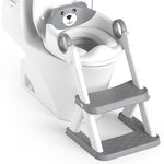 2-in-1 Kids Upgraded Toilet Potty Training Seat With Anti-Slip Pads Ladder