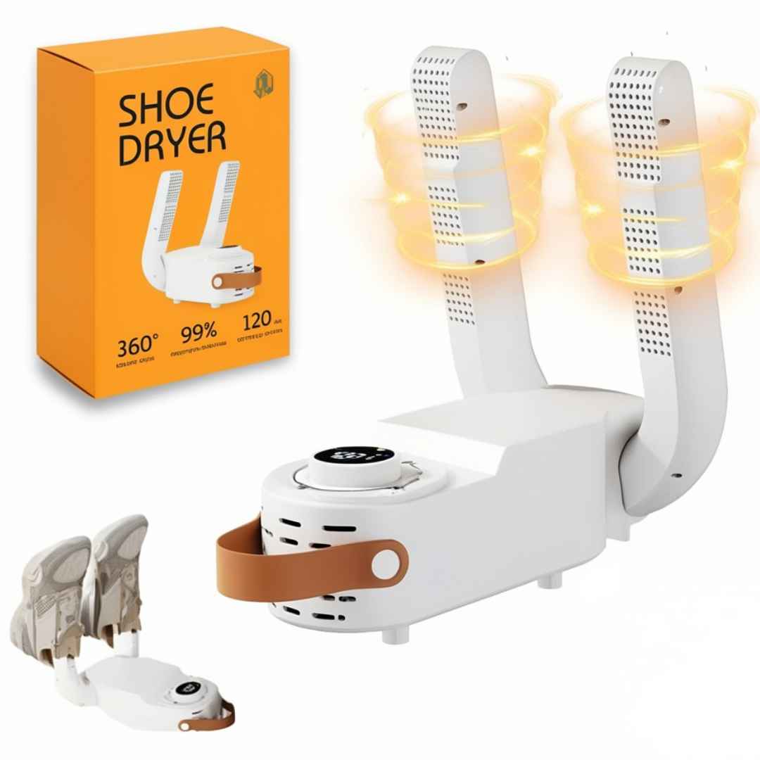 Portable Electric Shoe Dryer With Dehumidifying & Odor Reduction