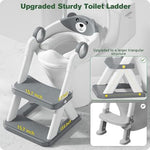 2-in-1 Kids Upgraded Toilet Potty Training Seat With Anti-Slip Pads Ladder