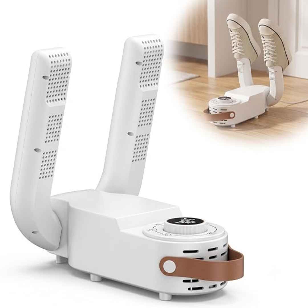 Portable Electric Shoe Dryer With Dehumidifying & Odor Reduction