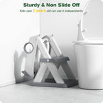 2-in-1 Kids Upgraded Toilet Potty Training Seat With Anti-Slip Pads Ladder