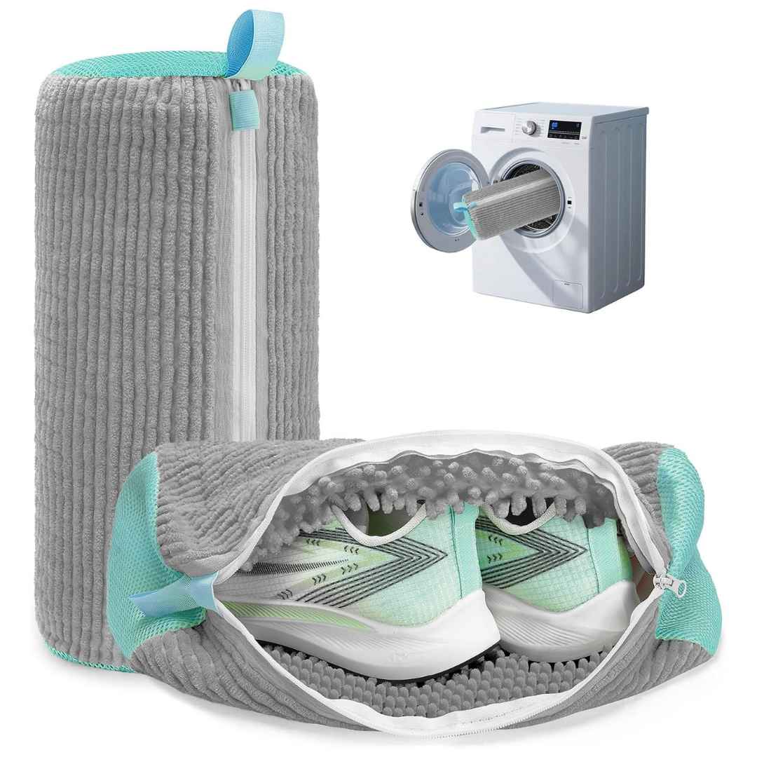 Reusable Shoe Washing Machine Laundry Bag For Washer & Dryer With Self-locking Zipper