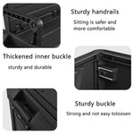 Foldable Outdoors Storage Box With Seat Back For Chair