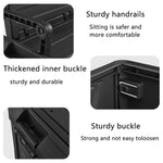 Foldable Outdoors Storage Box With Seat Back For Chair