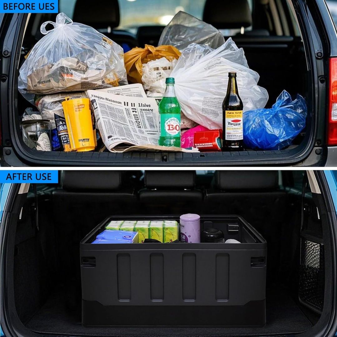 Foldable Outdoors Storage Box With Seat Back For Chair