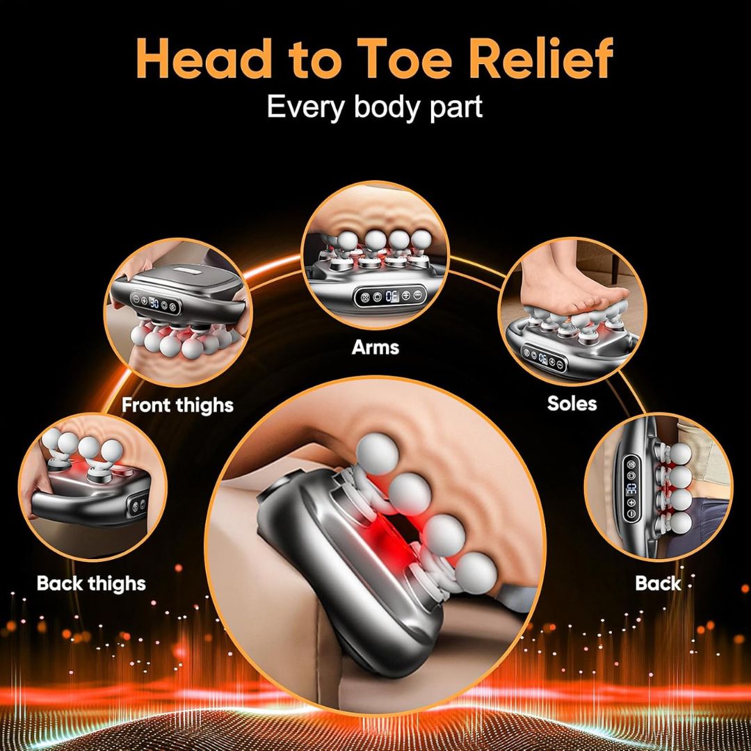 16 Head Deep Tissue Rechargeable Electric Massage Gun