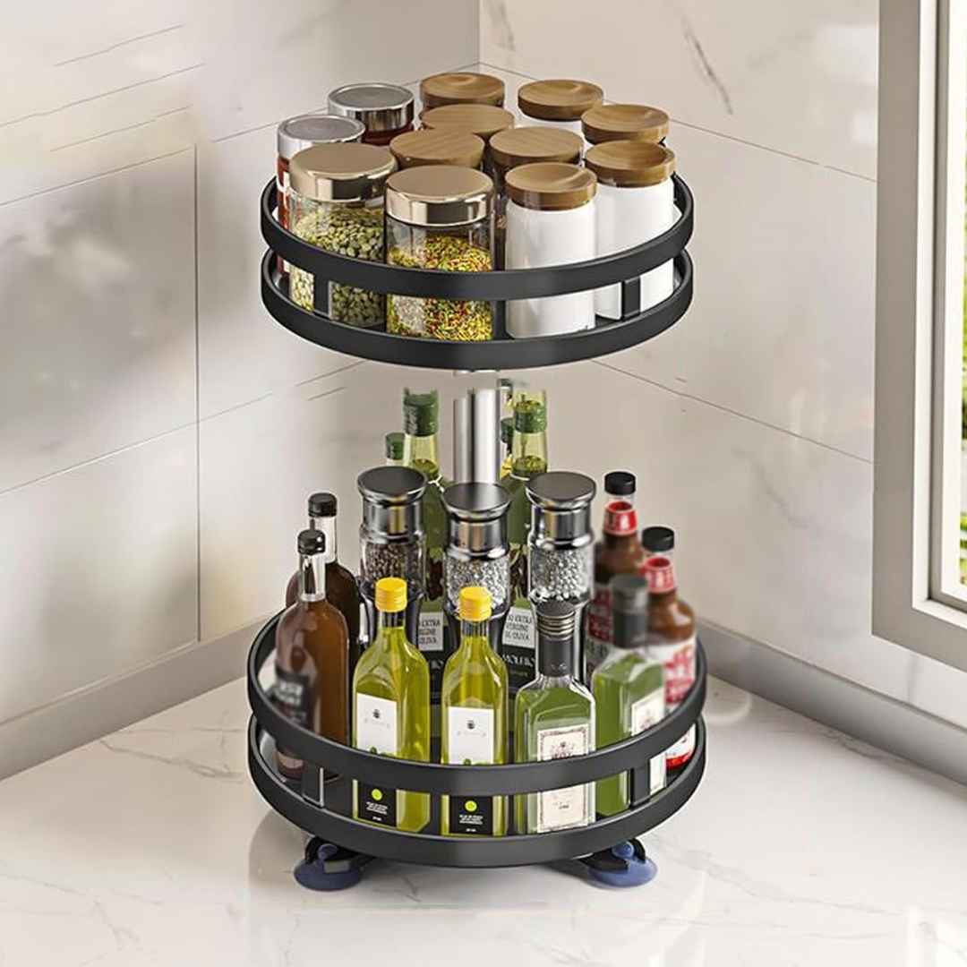 360 Degrees Rotating Multi-Layer Tier Lazy Susan Turntable