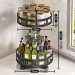 360 Degrees Rotating Multi-Layer Tier Lazy Susan Turntable