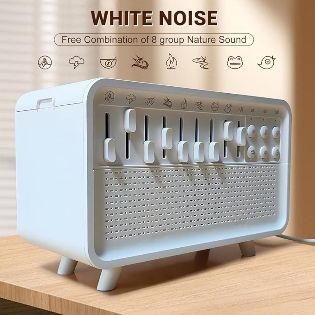 4-in-1 White Noise Humidifier With 8 Natural Sounds