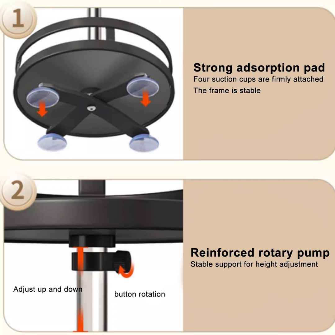 360 Degrees Rotating Multi-Layer Tier Lazy Susan Turntable