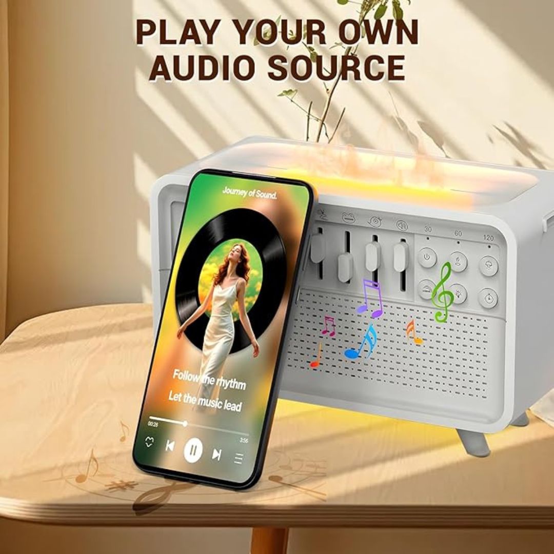 4-in-1 White Noise Humidifier With 8 Natural Sounds