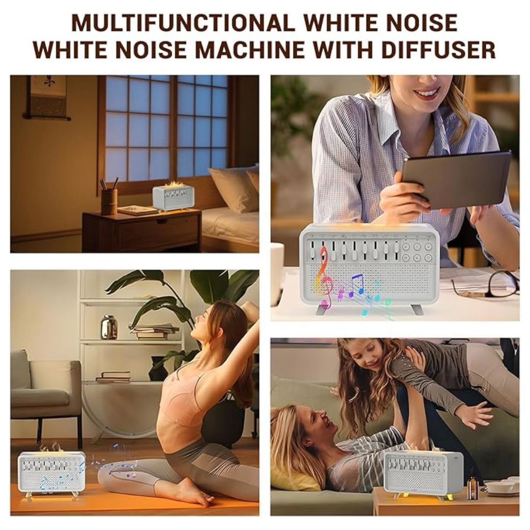 4-in-1 White Noise Humidifier With 8 Natural Sounds