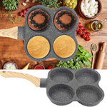 4-Slot Aluminium Non-stick Frying Pan