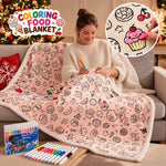 Soft Coloring Blanket 165x130cm