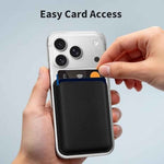 Mag-Safe Strong Magnetic RFID Leather Card Holder For All Phones