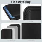 Mag-Safe Strong Magnetic RFID Leather Card Holder For All Phones
