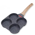 4-Slot Aluminium Alloy Non-stick Coating Frying Pan