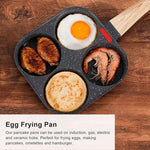 4-Slot Aluminium Alloy Non-stick Coating Frying Pan