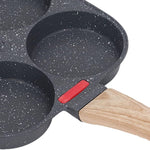4-Slot Aluminium Alloy Non-stick Coating Frying Pan
