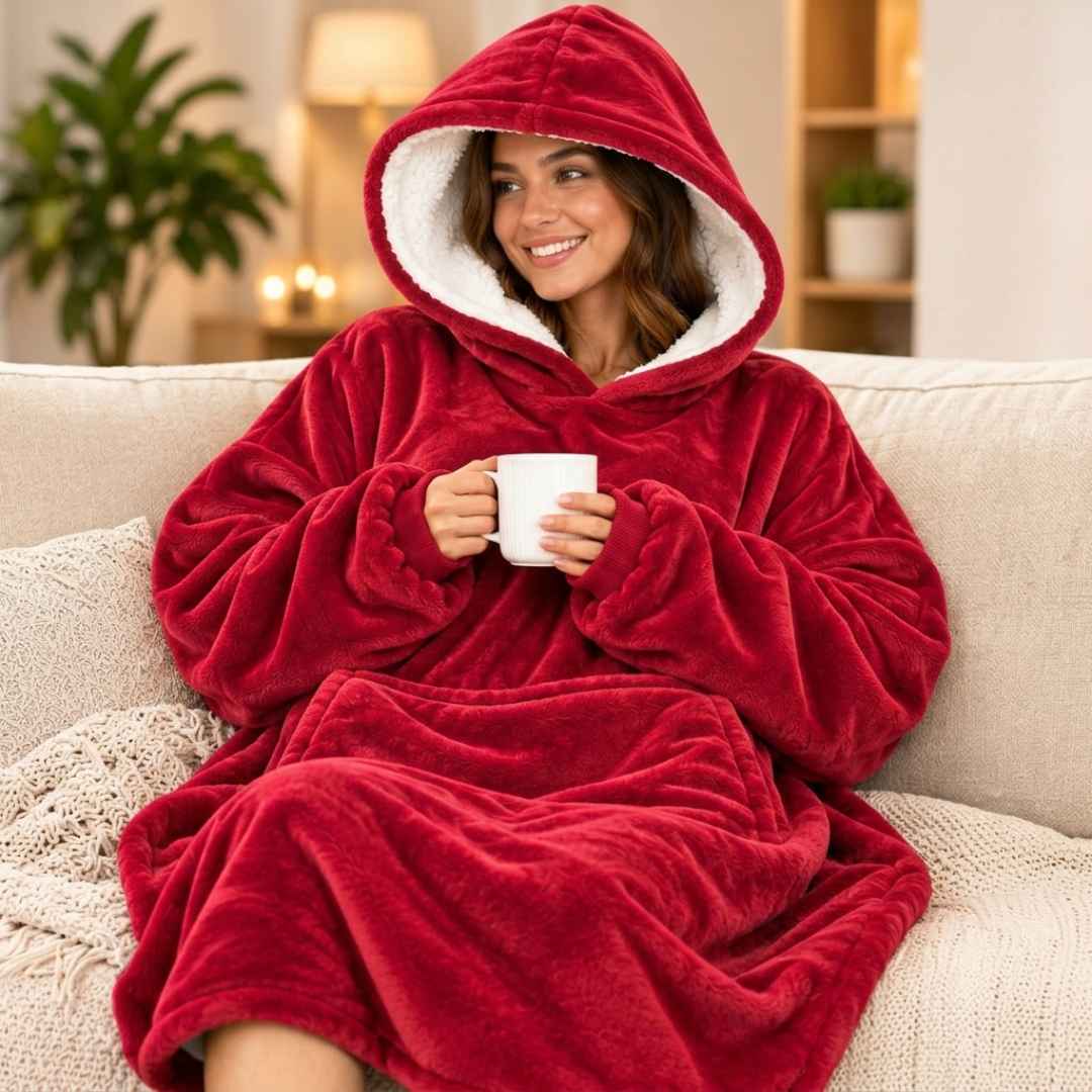 One Size Cozy Hoodie Blanket Oversized