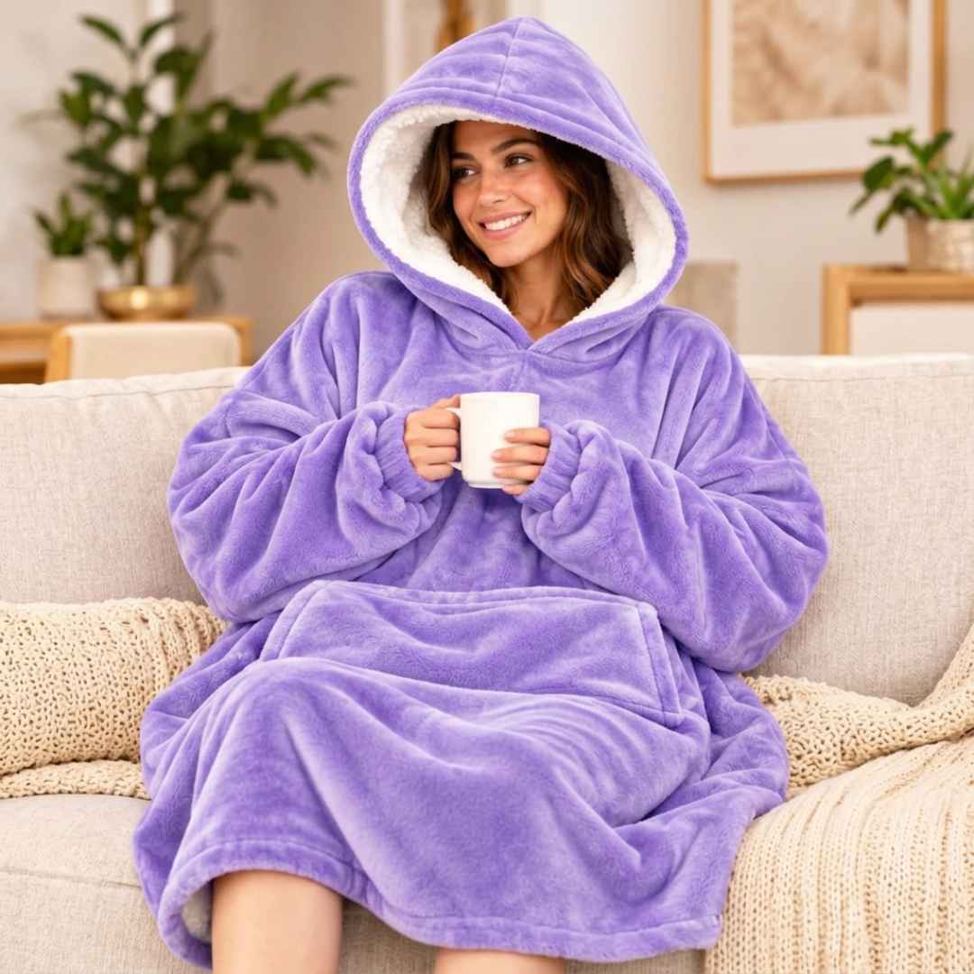 One Size Cozy Hoodie Blanket Oversized
