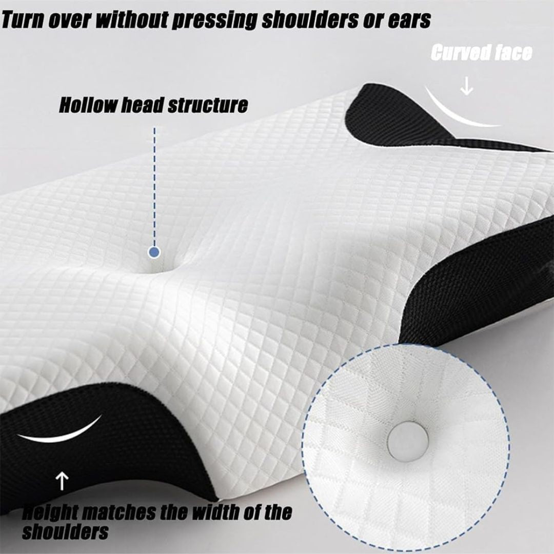 Ergonomic Memory Foam Cervical Neck Pillow Premium Neck & Posture Support