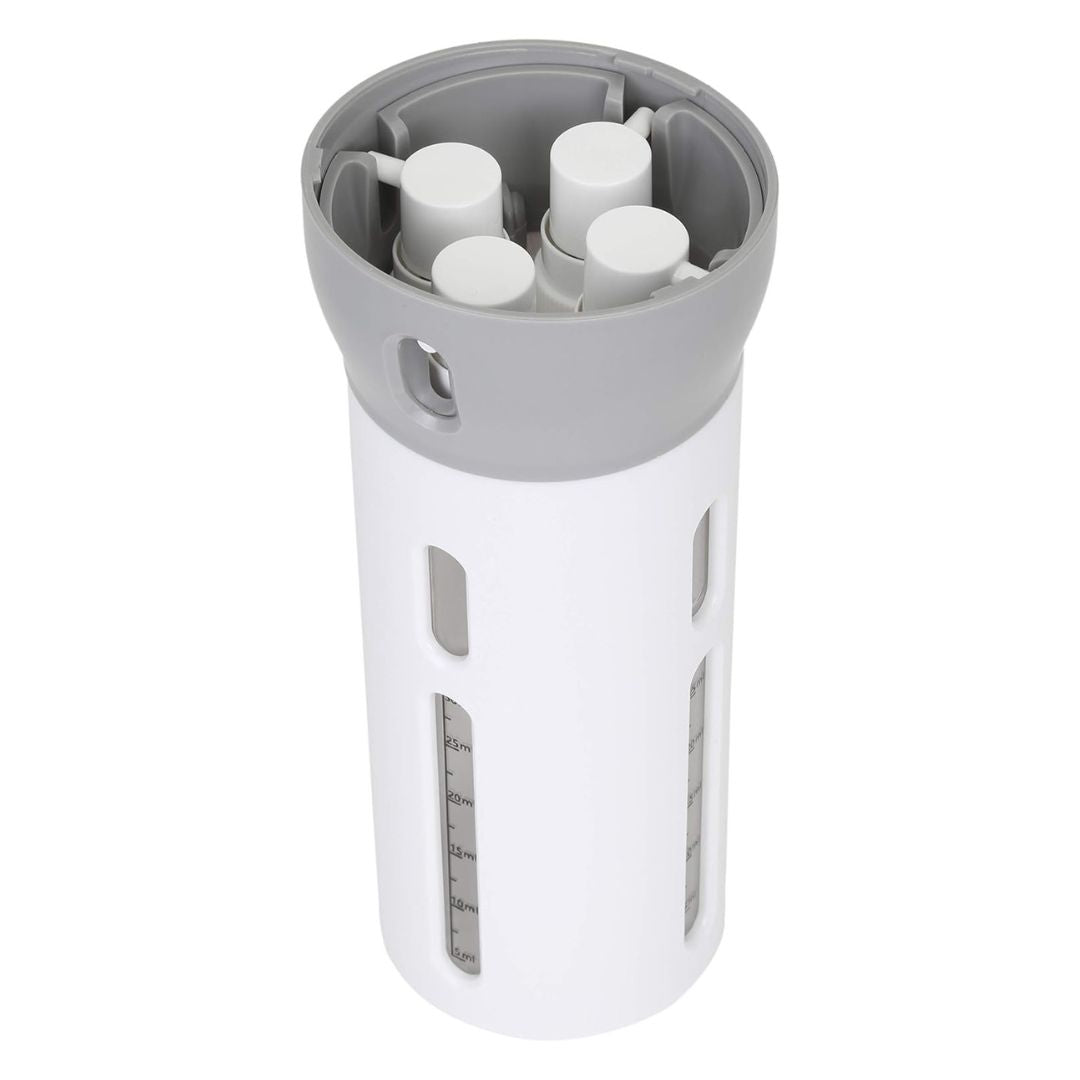 4-in-1 Refillable Travel Bottle Dispenser