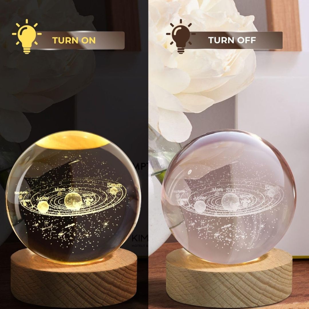 3D Crystal Ball Lamp