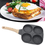 4-Slot Aluminium Marble Granite Non-stick Coating Frying Pan