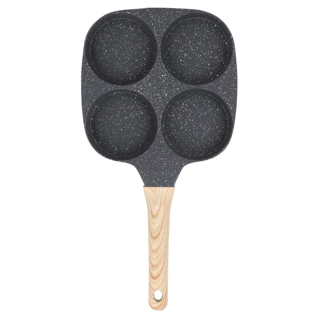 4-Slot Aluminium Marble Granite Non-stick Coating Frying Pan